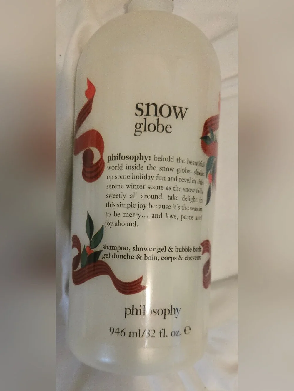 NEW Philosophy Snow Globe All In One